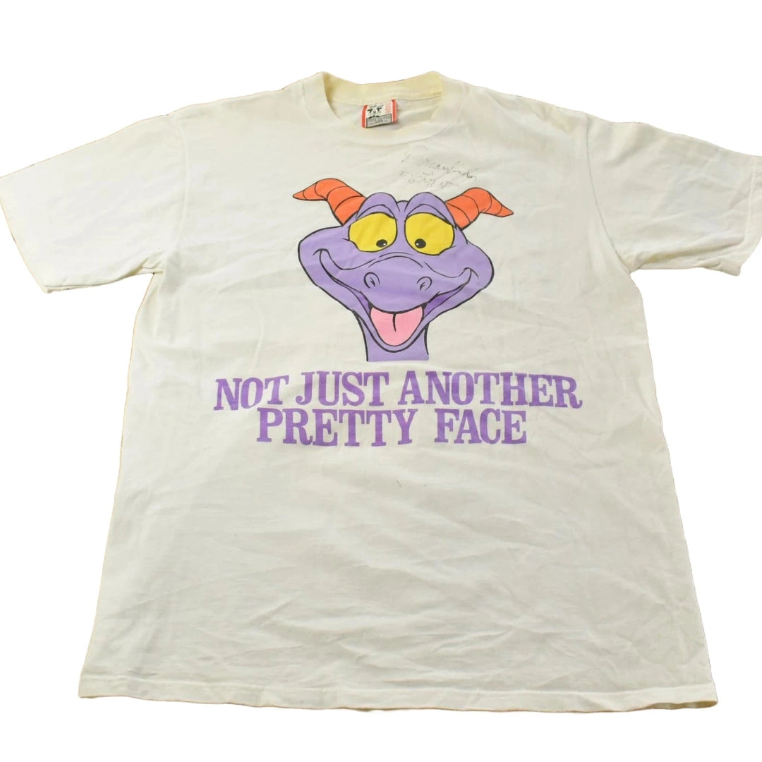 Vintage 1990s Figment Dragon Disney World Epcot Centre T-Shirt Men's L