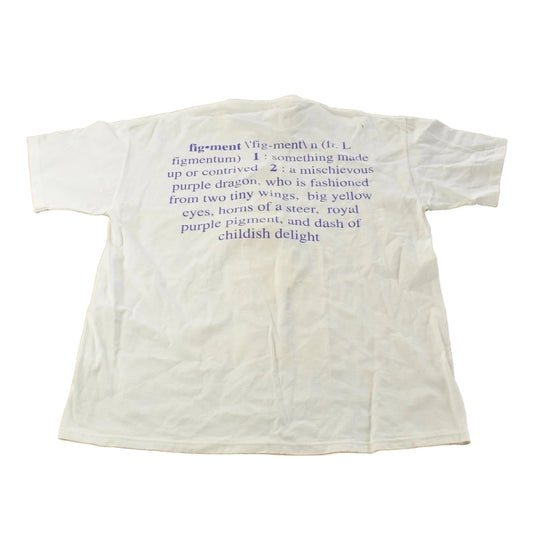 Vintage 1990s Figment Dragon Disney World Epcot Centre T-Shirt Men's M