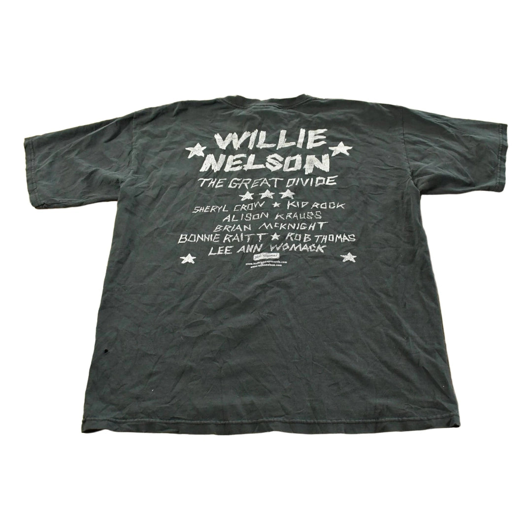 Vintage 2000s Willie Nelson The Great Divide Tour T-Shirt Men's L