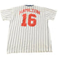 Vintage 1980s Urbana Russell Athletic Baseball Henley T-Shirt Men's Medium