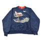 Vintage 1990s Cardinal Birds Double Collared Crewneck Sweatshirt Men's Large