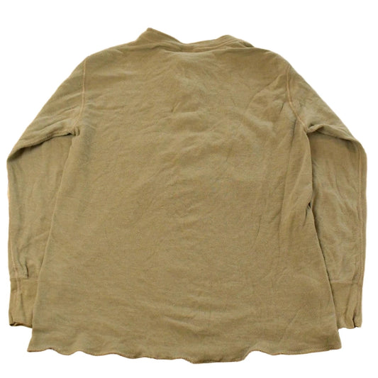 Vintage 1990s Duofold Blank Henley Long Sleeve Shirt Men's L