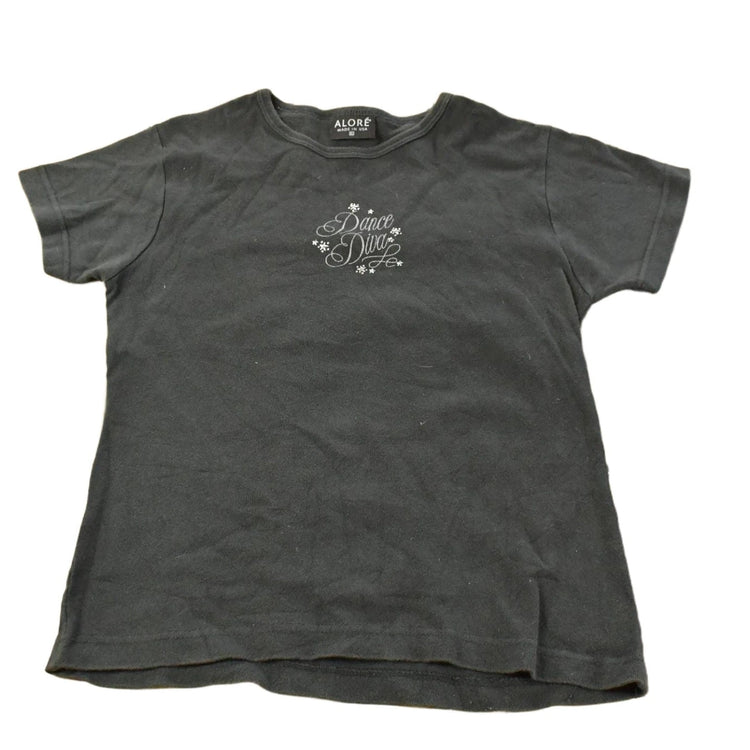 Vintage Y2K Alore Dance Diva Bedazzled Baby Tee Women's XL