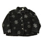 Vintage 1990s White Stag Snowflake Theme Button Up Fleece Sweater Women's Medium