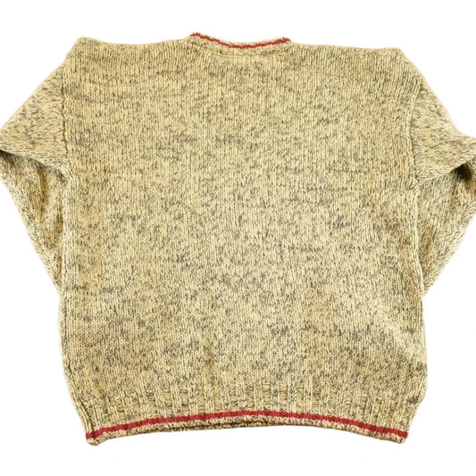Vintage 1990s Eddie Bauer Wool Knit Crewneck Sweater Men's L