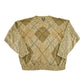 Vintage 1990s Dockers Argyle Knit Crewneck Sweater Men's L