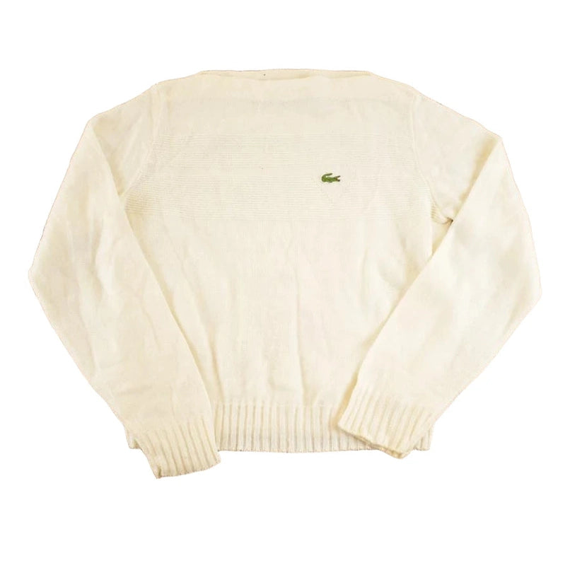Vintage 1990s Lacoste Haymaker Knit Crewneck Sweater Women's M