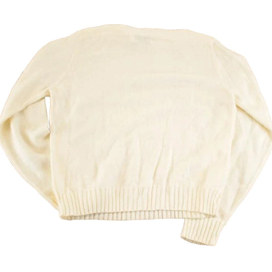 Vintage 1990s Lacoste Haymaker Knit Crewneck Sweater Women's M