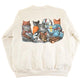Vintage 1990s Kennedy Space Center Astrocat FAB Souvenir Crewneck Sweatshirt Men's M