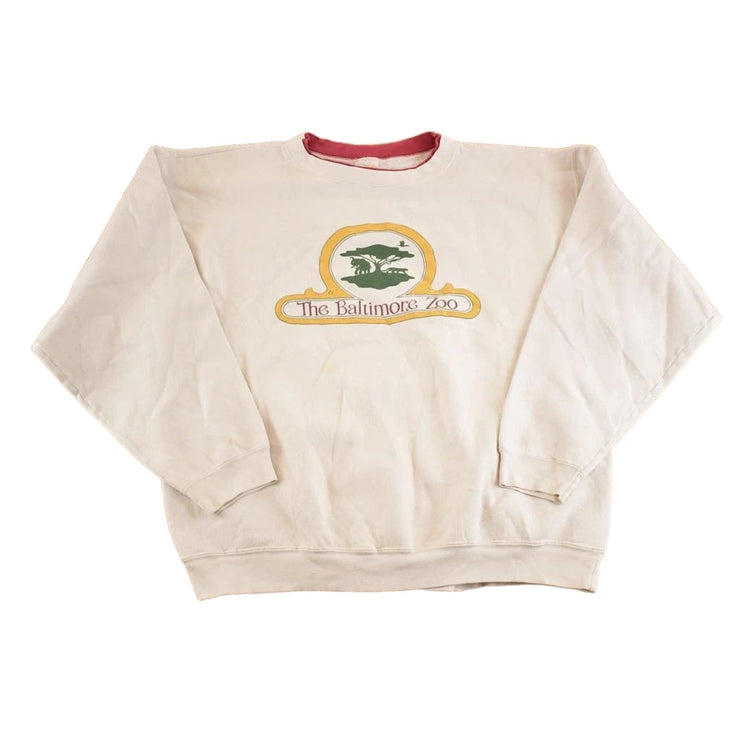 Vintage 1980s Baltimore Zoo Alore Souvenir Crewneck Sweatshirt Mens L
