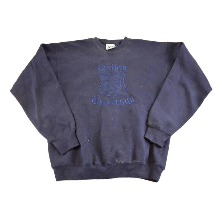 Vintage 1990s Oxford University Crewneck Sweatshirt Men's M