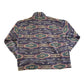 Vintage 1990s Bugle Boy AOP Aztec Fleece Full Zip Sweater Men's L