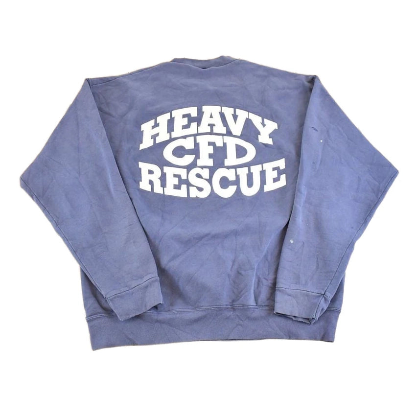 Vintage 1990s CFD Heavy Rescue Souvenir Crewneck Sweatshirt Mens M