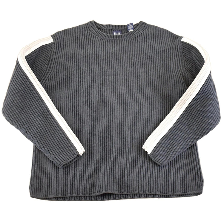 Vintage 1990s Gap Ribbed Knit Crewneck Sweater Men's M