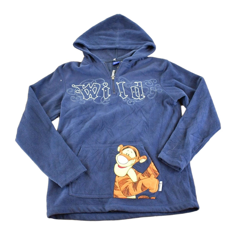 Vintage 1990s Tigger Wild Winnie The Pooh Disney Mickey Mouse Hoodie Sweatshirt Women's M