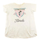 Vintage 1988 Clearwater Beach Florida Thrashed Souvenir Travel T-Shirt Women's XL
