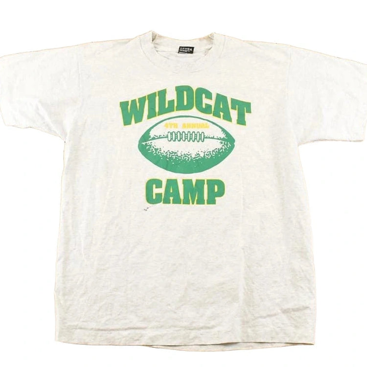 Vintage 1990's Screen Stars Best Wildcat Camp Souvenir Travel T-Shirt Men's M