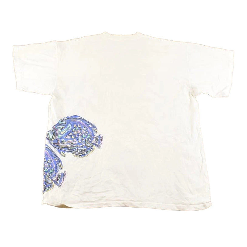 Vintage 1990's Captiva Island Fish Souvenir Travel T-Shirt Men's XL
