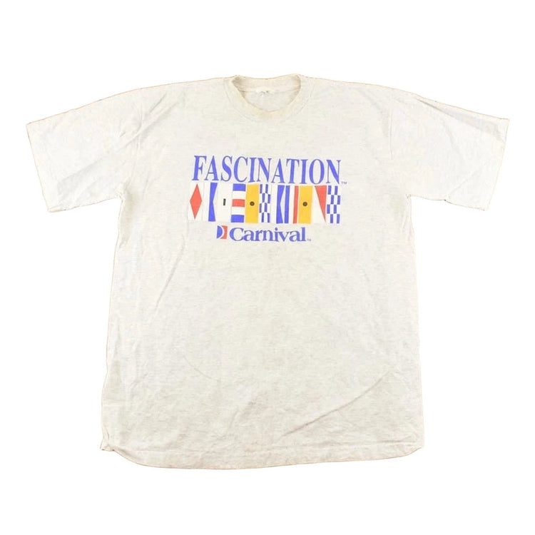 Vintage 1990's Carnival Cruises Souvenir Travel T-Shirt Men's L