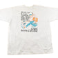 Vintage 1990's Fishing Wife Comedy Souvenir Travel T-Shirt Men's L