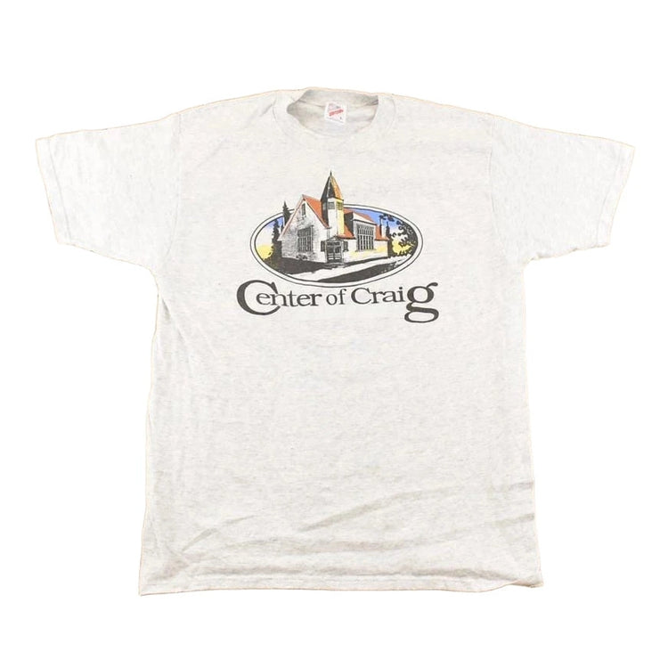 Vintage 1990's Center Of Craig Souvenir Travel T-Shirt Men's M
