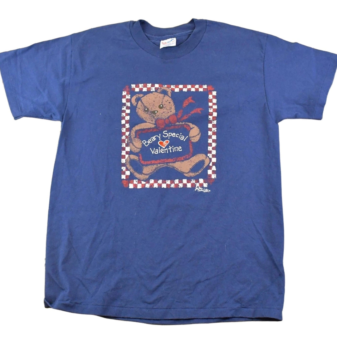 Vintage 1990's Beary Special Valentine Souvenir Travel T-Shirt Men's M