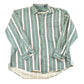 Vintage 1990's Lands End Striped Button Up Shirt Men's XL