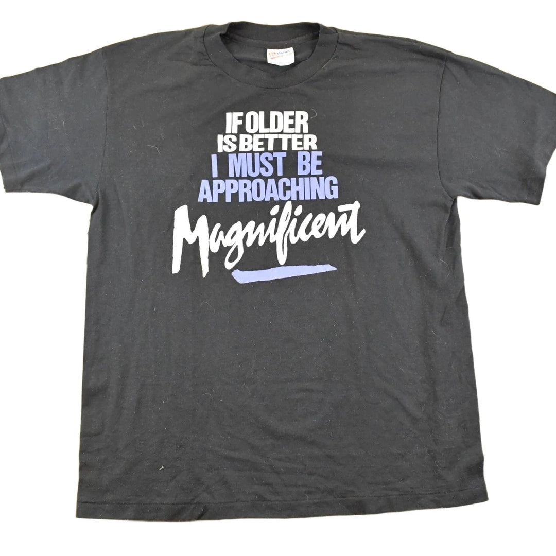 Vintage 1990's Older Is Better Souvenir Comedy T-Shirt Men's M