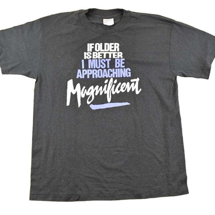 Vintage 1990's Older Is Better Souvenir Comedy T-Shirt Men's M