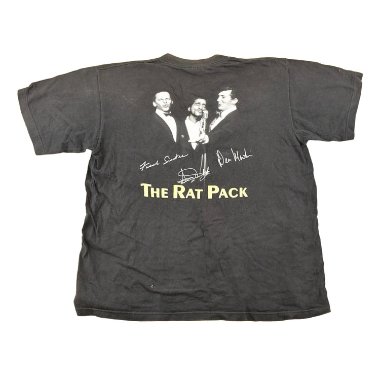 Vintage 1990's The Rat Pack Souvenir New York Casino Las Vegas T-Shirt Men's XL