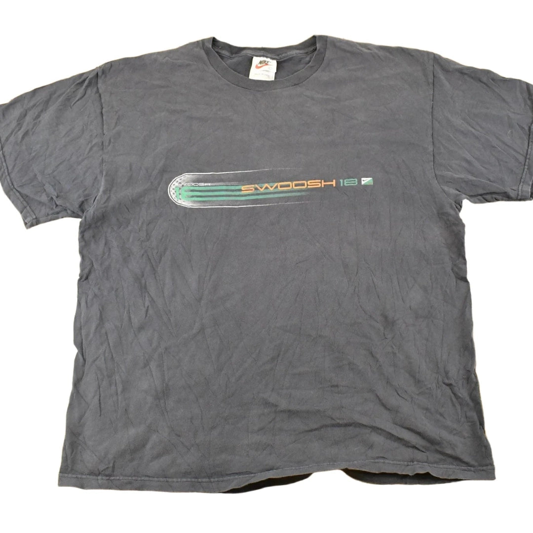 Vintage 1990s Nike Swoosh 18 Golf T-Shirt Men's L