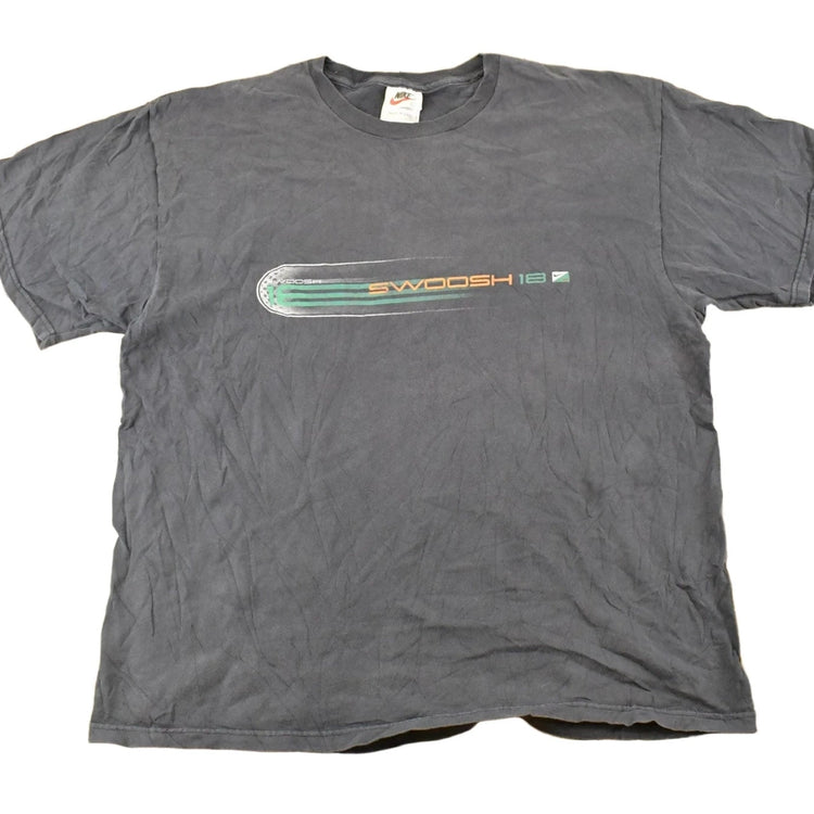 Vintage 1990s Nike Swoosh 18 Golf T-Shirt Men's L