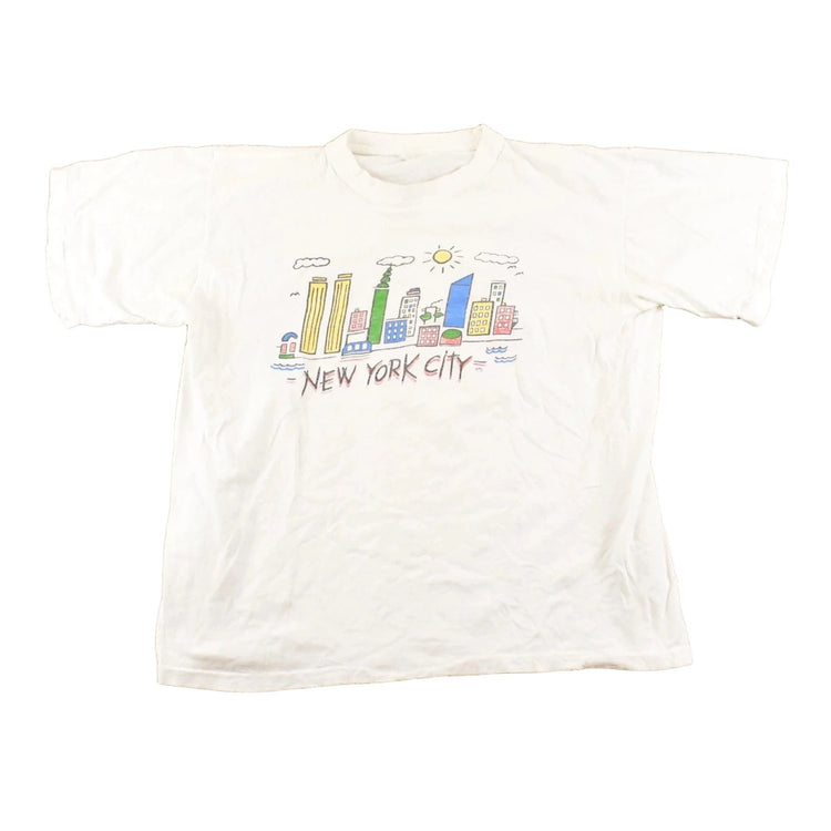 Vintage 1990's New York City Souvenir Travel T-Shirt Men's M