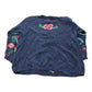 Vintage 1990s Ninon Floral Knit Crewneck Sweater Women's L