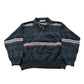 Vintage 1990s Izod Abstract Striped Knit Collared Sweater Men's XL