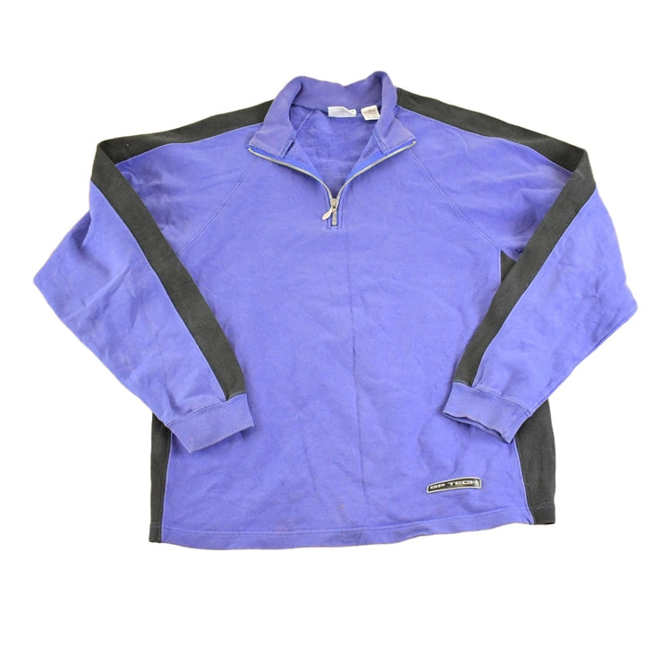 Vintage 1990s Gap Tech Quarter Zip Sweatshirt Mens S