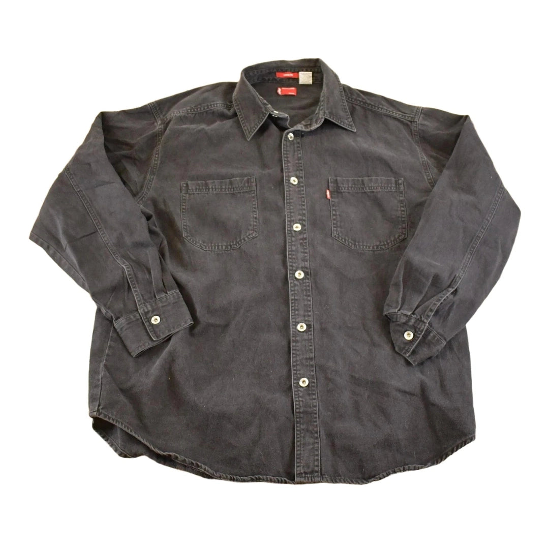 Vintage 1990s Levis Denim Button Up Shirt Men's L