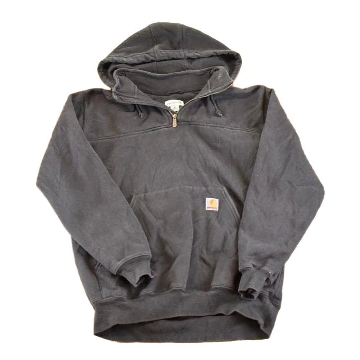 Vintage 1990s Carhartt Zip Up Hoodie Workwear Sweatshirt Mens M