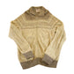 Vintage 1980s Tundra AOP Wool Knit Full Zip Sweater Men's M