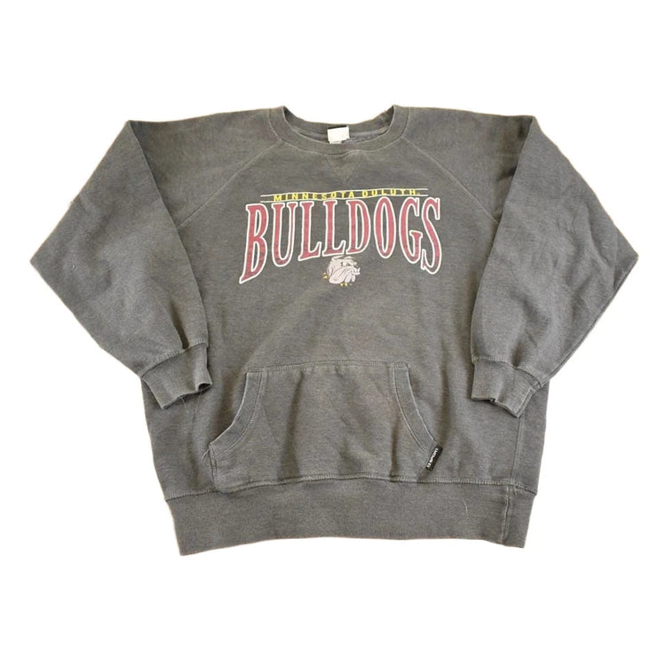 Vintage 1990s Minnesota Duluth Bulldogs Crewneck Sweatshirt Men's L