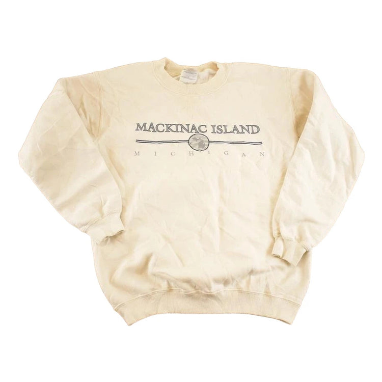 Vintage 1990s Mackinac Island Souvenir Crewneck Sweatshirt Mens S