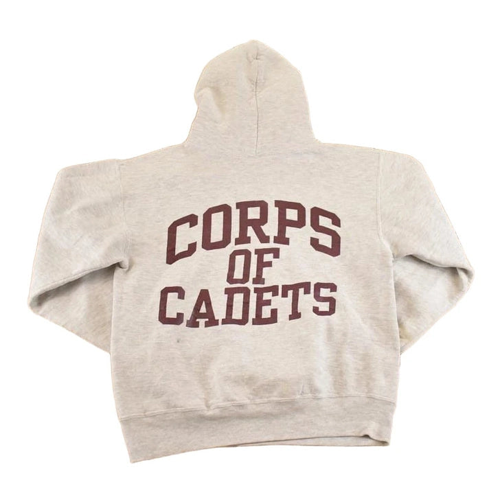 Vintage 1990s Norwich Corps Of Cadets Hoodie Sweatshirt Mens S