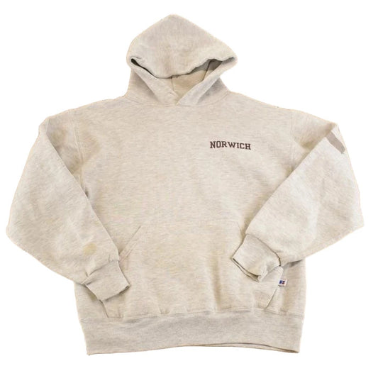 Vintage 1990s Norwich Corps Of Cadets Hoodie Sweatshirt Mens S