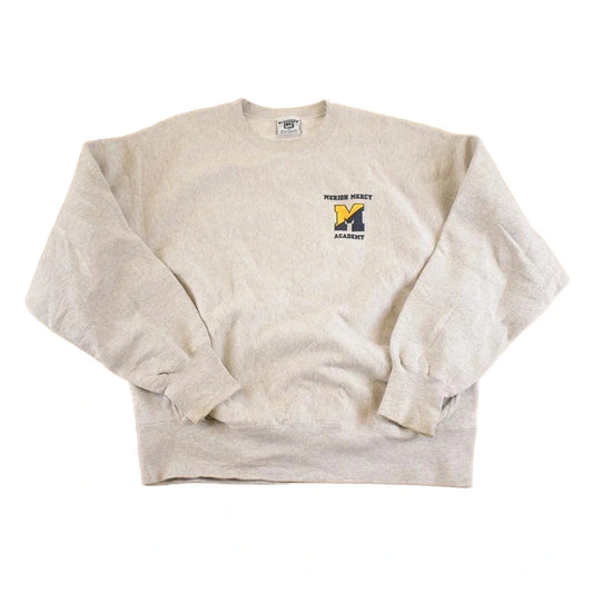 Vintage 1990s Merion Mercy Academy Crewneck Sweatshirt Men's L