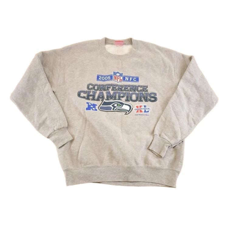Vintage 2005 Seattle Seahawks Crewneck Sweatshirt Men's L