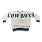 Vintage 1990s Dallas Cowboys Big Spell Out Graphic Crewneck Sweatshirt Men's L