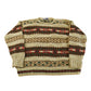 Vintage 1990s Polo Ralph Lauren Aztec Nordic Wool Hand Knit Sweater Men's L