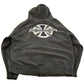 Vintage Y2K Independent Trucks Embroidered Logo Skateboarding Full Zip Hoodie Sweatshirt Men's L