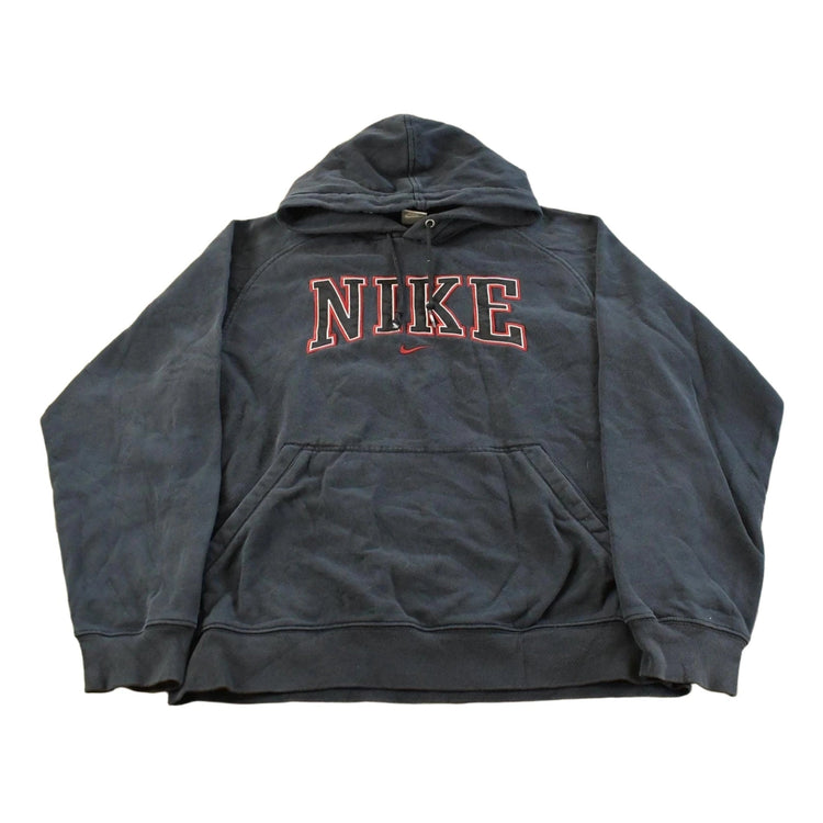 Vintage 2000s Nike Spellout Swoosh Hoodie Sweatshirt Men's M