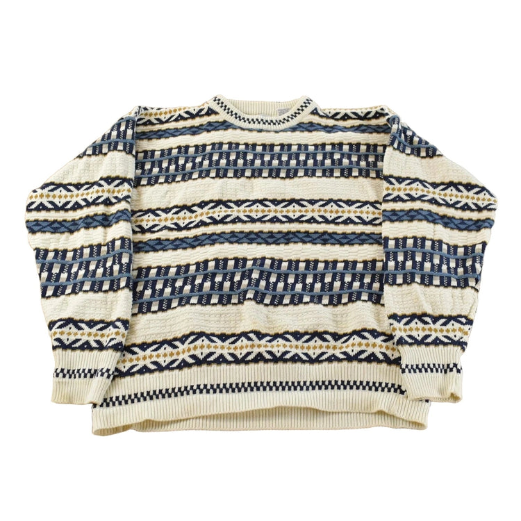 Vintage 1990s 417 Van Heusen Knit Crewneck Sweater Men's S